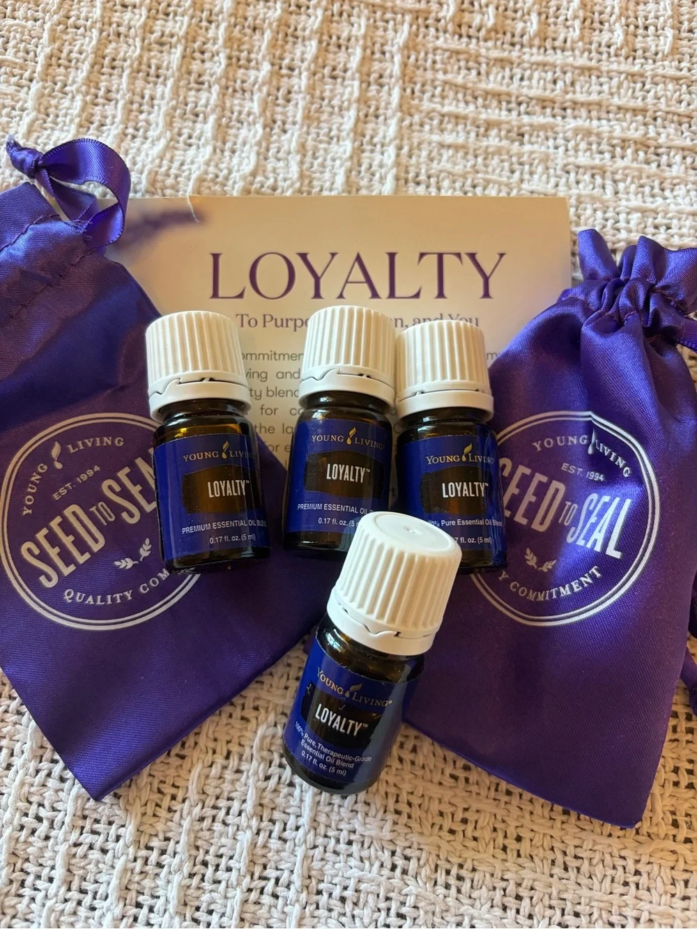 Lot of 4-Young Living Loyalty Essential Oil